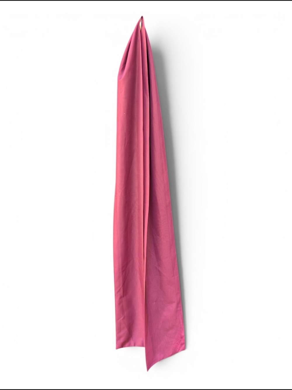Silky Rose-Pink Long Scarf